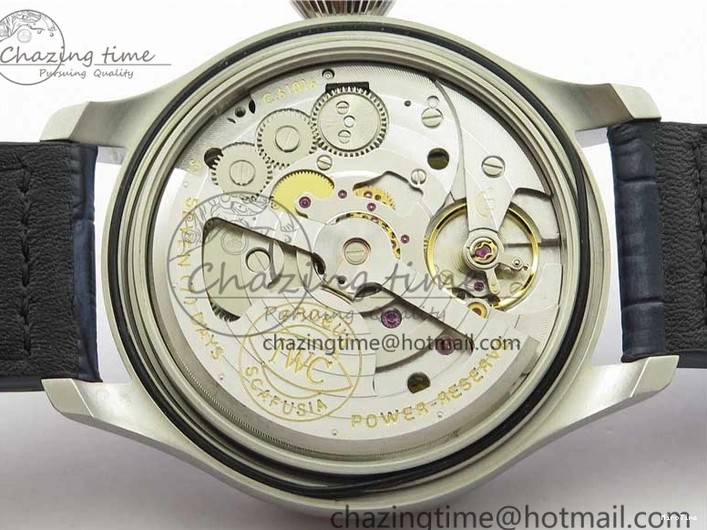 MIROTIME 0202 Supportive Big Pilot IW501008 “Boutique London” SS ZF Best Edition Blue Dial on Blue Leather Strap A 7106